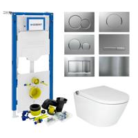 Geberit UP320 Toiletset Set59 RapoWash Douchewc met Sigma Drukplaat