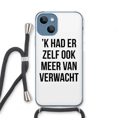 Meer verwacht: iPhone 13 mini Transparant Hoesje met koord