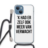 Meer verwacht: iPhone 13 mini Transparant Hoesje met koord