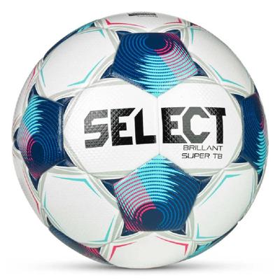 Select Brilliant Super TB Voetbal Maat 5 Wit Blauw Lichtblauw Rood