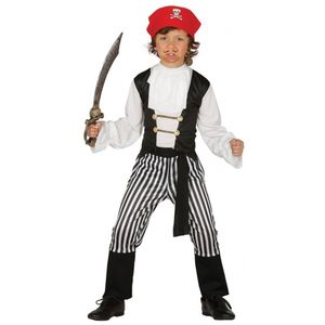 Piratenpak voor jongens 140-152 (10-12 jaar)  -