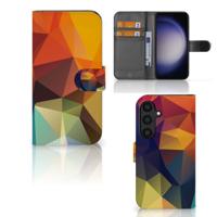 Samsung Galaxy S24 | Book Case | Polygon Color