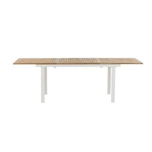 Fjôrd - Eettafel Wit 160|240cm - Teakhout - Panama