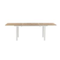 Fjôrd - Eettafel Wit 160|240cm - Teakhout - Panama