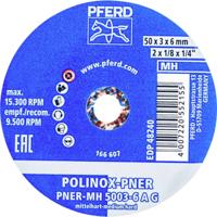 PFERD TOOLS 47700208 PAARD POLINOX geperste vlies-wiel PNER Ø 50x3 mm boring-Ø 6 mm middelhard A grof voor finish  50 mm 10 stuk(s)