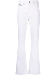 DKNY jean évasé Boreum à taille haute - Blanc