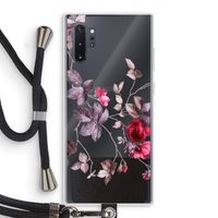 Mooie bloemen: Samsung Galaxy Note 10 Plus Transparant Hoesje met koord