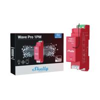 Shelly Qubino Wave PRO 1PM power relay Rood - thumbnail