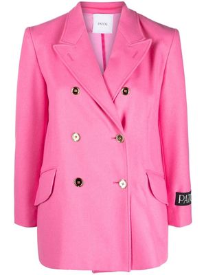 Patou veste Iconic à boutonnière croisée - Rose