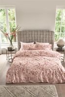 Rivièra Maison Riviera Maison Dekbedovertrek Blushing Blooms  Roze 140x200/220 cm
