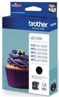 Brother inktcartridge, 600 pagina&apos;s, OEM LC-123BK, zwart