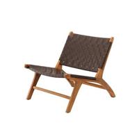 Svea - Veno fauteuil - lederlook - bruin