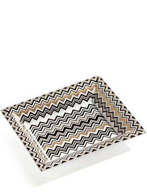 Missoni Home vide poche à motif zigzag - Blanc