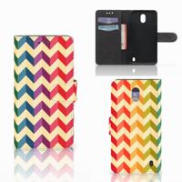 Nokia 2 | Telefoon Hoesje | Zigzag Multi Color