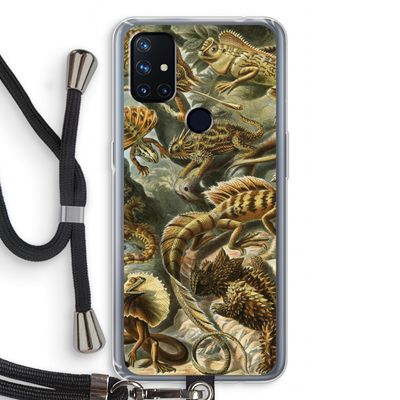 Haeckel Lacertilia: OnePlus Nord N10 5G Transparant Hoesje met koord