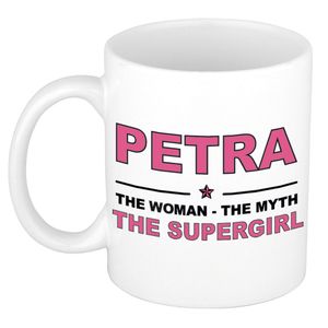 Petra The woman, The myth the supergirl cadeau koffie mok / thee beker 300 ml