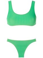 Amir Slama bikini à coutures contrastantes - Vert