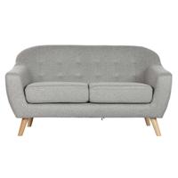 Sofa Home ESPRIT Grijs Crème Natuurlijk Scandi 146 x 84 x 82 cm