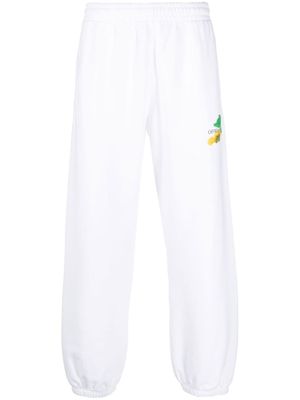 Off-White pantalon de jogging à motif Arrows - Blanc