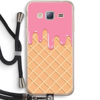 Ice cream: Samsung Galaxy J3 (2016) Transparant Hoesje met koord