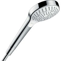 Hansgrohe Croma Select S handdouche Multi EcoSmart 1/2 xØ11cm met soft rain intense rain en massagestraal wit/chroom 26801400 - thumbnail