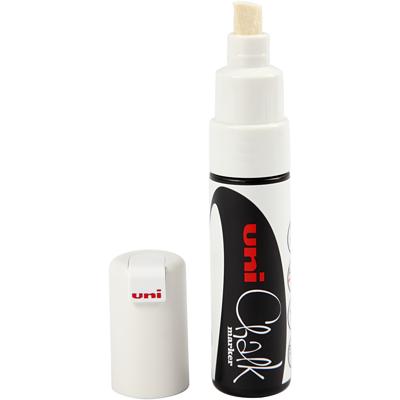 Uni-Posca Chalk marker, lijndikte 8 mm, wit, 1 stuk