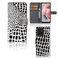 Xiaomi Redmi Note 12 4G | Telefoonhoesje | Met pasjeshouder | Slangenprint