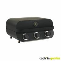 Barbecue Draagbare Cook'in Garden Metaal 60 x 40 cm