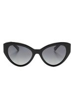 Kate Spade lunettes de soleil ovales à logo gravé - Noir