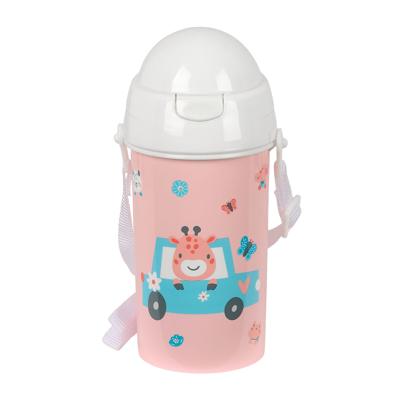 Waterfles Safta Jirafa Koraal PVC 500 ml