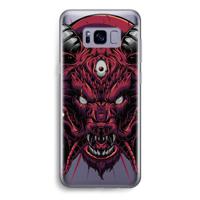 Hell Hound and Serpents: Samsung Galaxy S8 Transparant Hoesje - thumbnail