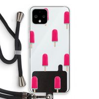 Waterijsje: Pixel 4 Transparant Hoesje met koord