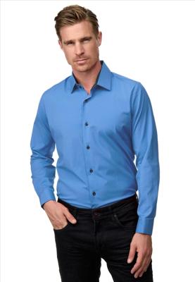 ItalianStyle - Heren Overhemd - Slim Fit Model - Lichtblauw - Sky