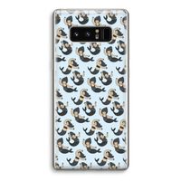 Zeemeermin: Samsung Galaxy Note 8 Transparant Hoesje Zeemeermin: Samsung Galaxy Note 8 Transparant Hoesje