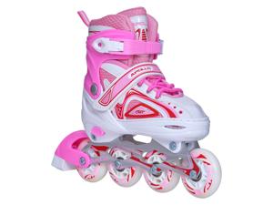 Apollo Inline skates Super Blades (L (39-42), Wit/Roze)