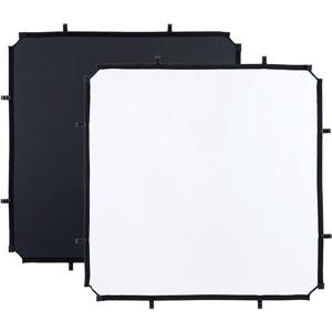 Manfrotto LL LR81121R Skylite Rapid Fabric Small 110x110cm zwart/wit