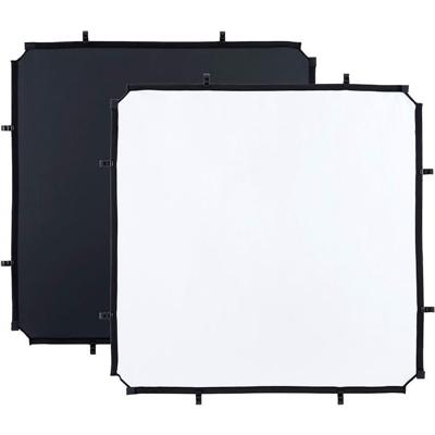 Manfrotto LL LR81121R Skylite Rapid Fabric Small 110x110cm zwart/wit
