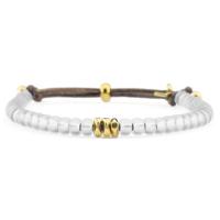Qoss Kralen Armband Maartje Ivoor | Goud