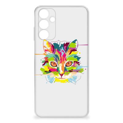 Samsung Galaxy A15 Telefoonhoesje met Naam Cat Color Samsung Galaxy A15 Telefoonhoesje met Naam Cat Color