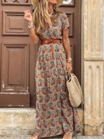 Jersey Boho Dress With No