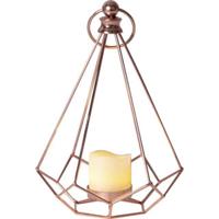 Lantaarn edge met LED kaars 23,5 cm Lantaarn edge met LED kaars 23,5 cm