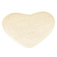 Hart vorm non-slip bad Mats keuken tapijt Home Decoratie grootte: 60 * 70CM (beige)