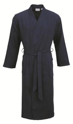 Carl Ross Carl Ross Unisex Badjas Kimono 38100 Night blue/Ocean blue S