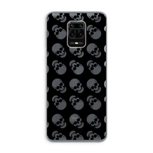 Musketon Skulls: Xiaomi Redmi Note 9 Pro Transparant Hoesje