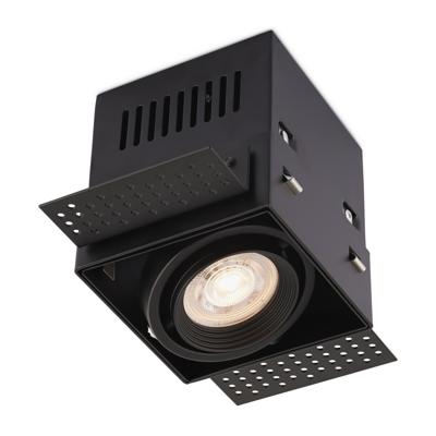 Trimless LED-spot Bastia zwart GU10