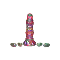 XR Brands Larva - Silicone Ovipositor Dildo with Eggs - thumbnail