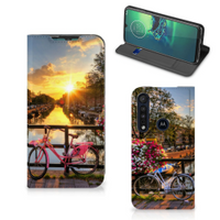 Motorola G8 Plus Book Cover Amsterdamse Grachten