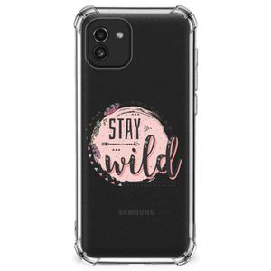 Samsung Galaxy A03 Stevig Bumper Hoesje Boho Stay Wild