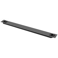 ROLINE 19 Blindplaat snap-in, 1 HE, zwart