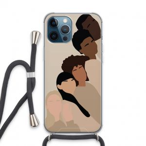 Sweet creatures: iPhone 13 Pro Max Transparant Hoesje met koord